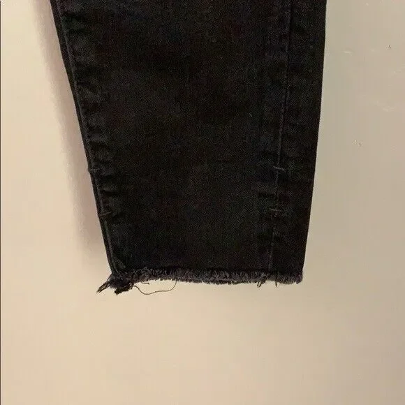 One x One Teaspoon Freebird II Distressed Black Skinny Jeans Women's 25 - Picture 7 of 7